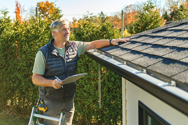 Professional Roof Replacement technician working in Lee, MA
